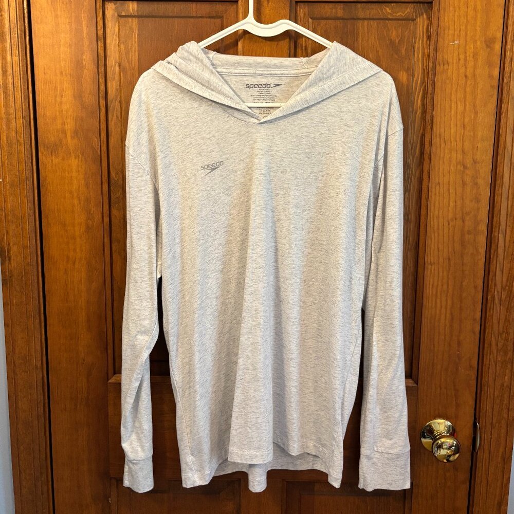 Speedo Pull Over Hoodie Heathered Gray